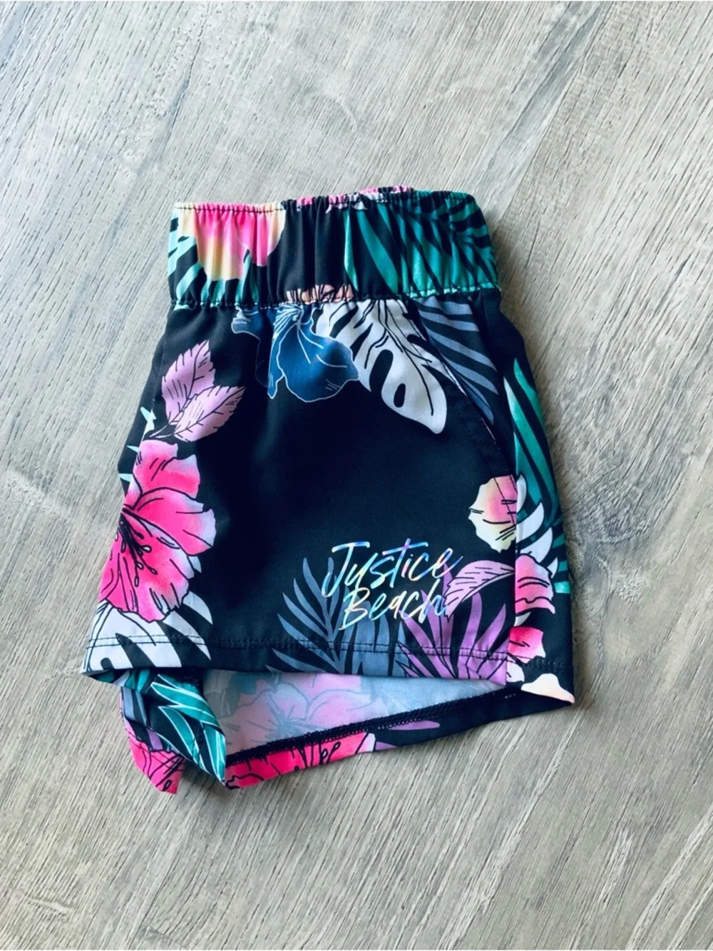 🇺🇸3/$20🇺🇸 Justice Tropical Active Shorts Girls XS 5/6